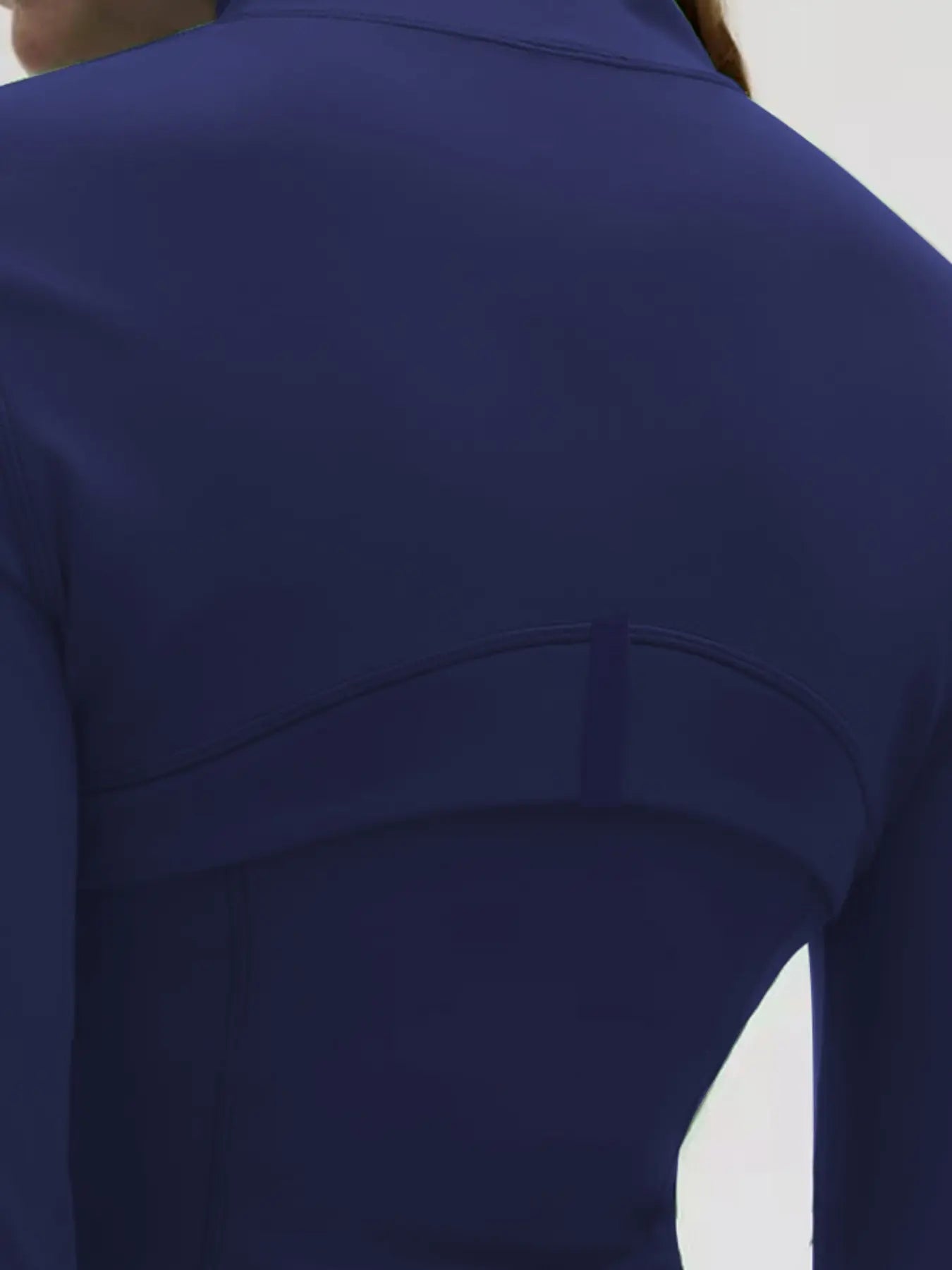 Spring Thin Stand Collar Fitted Jacket Zipper Running Sports Coat Fitness Yoga Top, Women'S Casual Outerwear