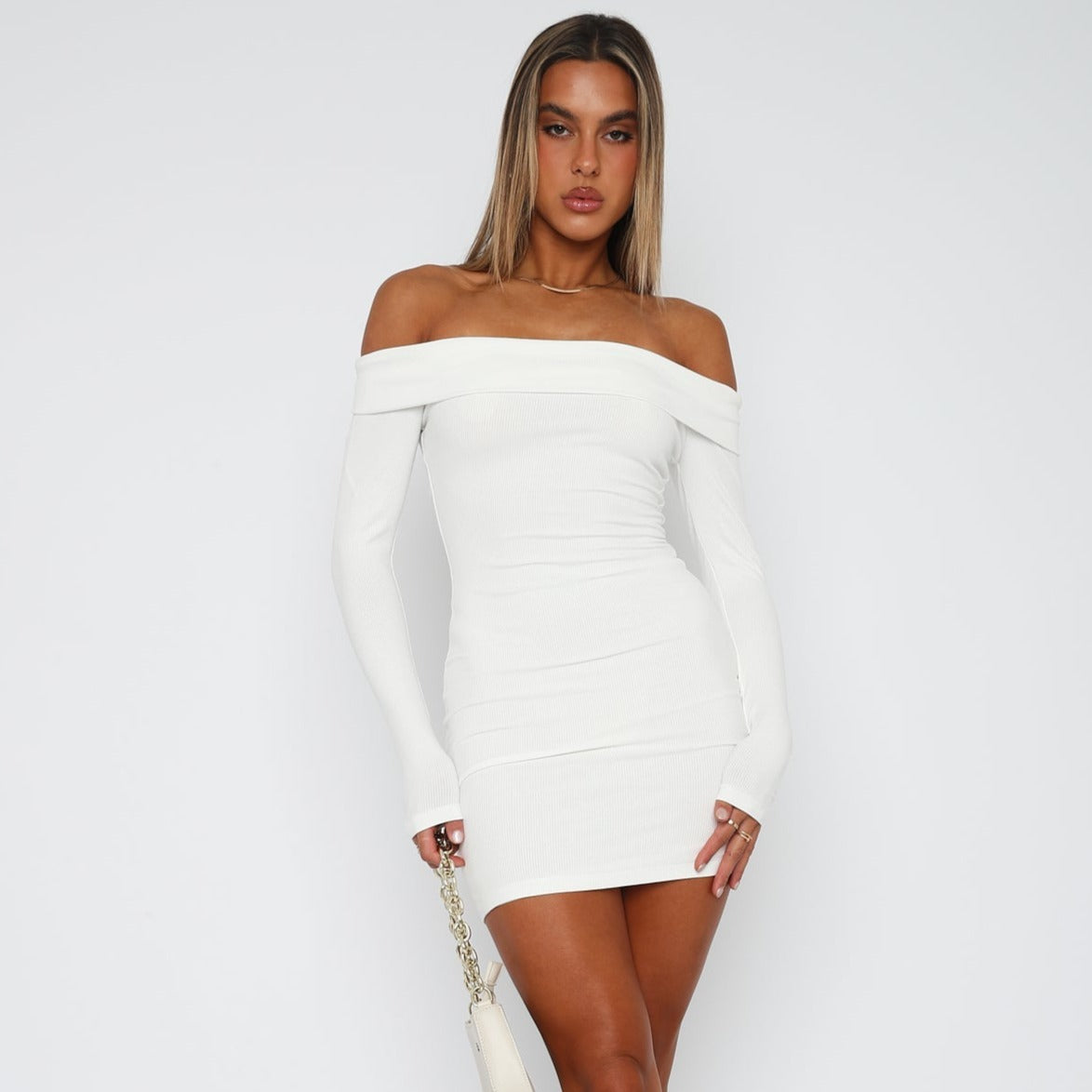 Avelina Mini Dress White