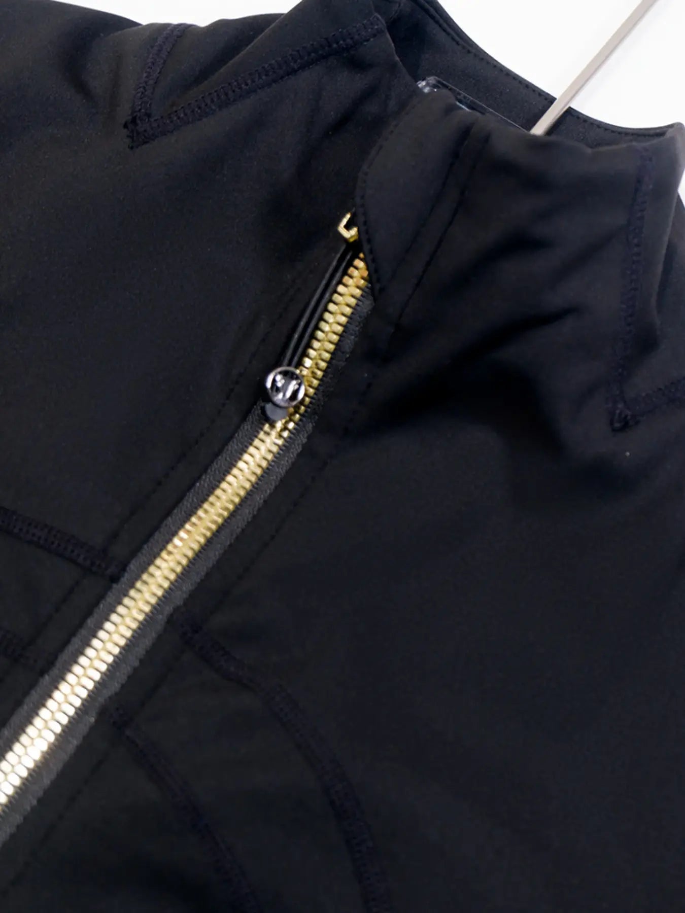Spring Thin Stand Collar Fitted Jacket Zipper Running Sports Coat Fitness Yoga Top, Women'S Casual Outerwear